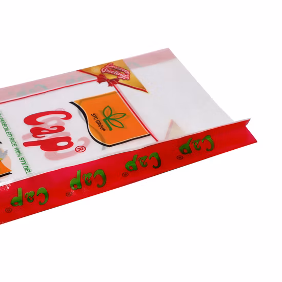 도매 밀가루/숯/비료/쌀/옥수수 식사 플라스틱 BOPP 적층 포장 PP 짠 가방